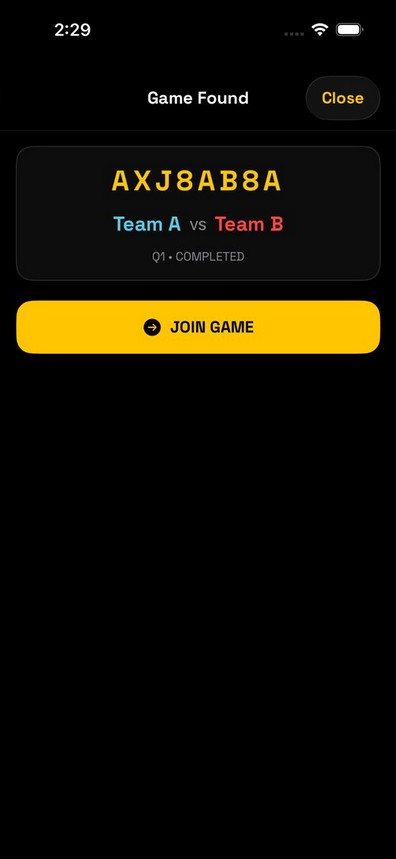 Joining the game