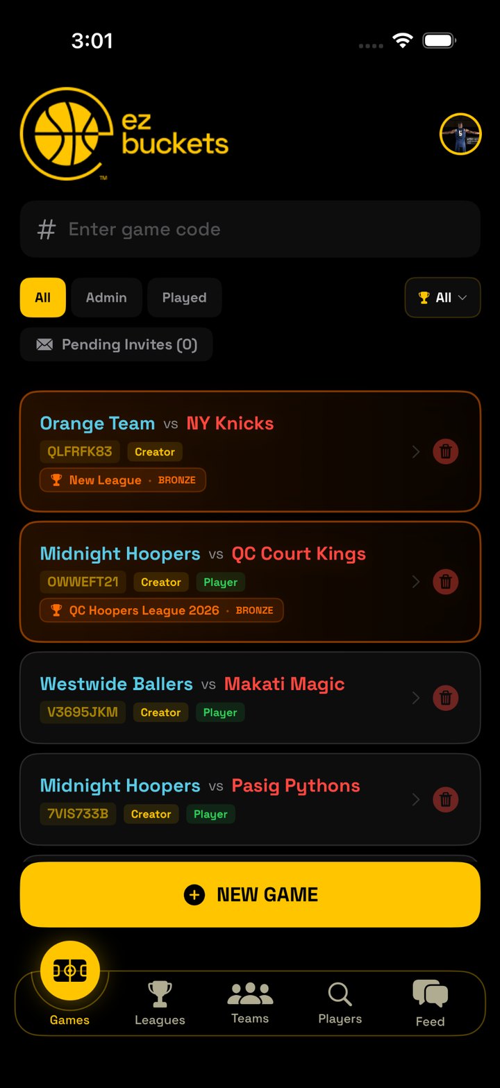 League game in the main Games tab with bronze label