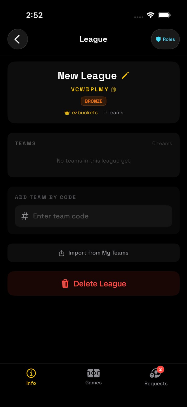 Confirmation that the request was sent