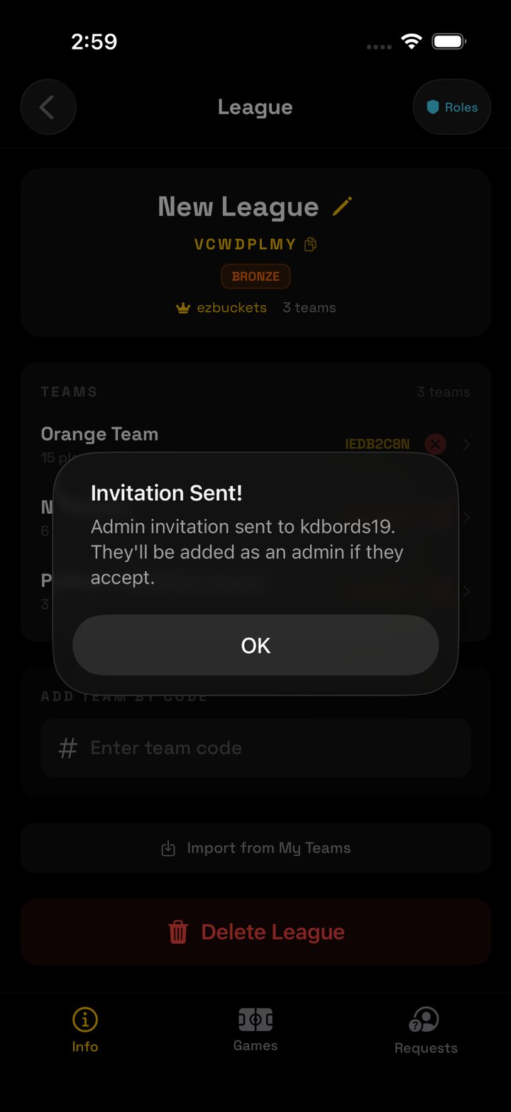 Admin invitation confirmation