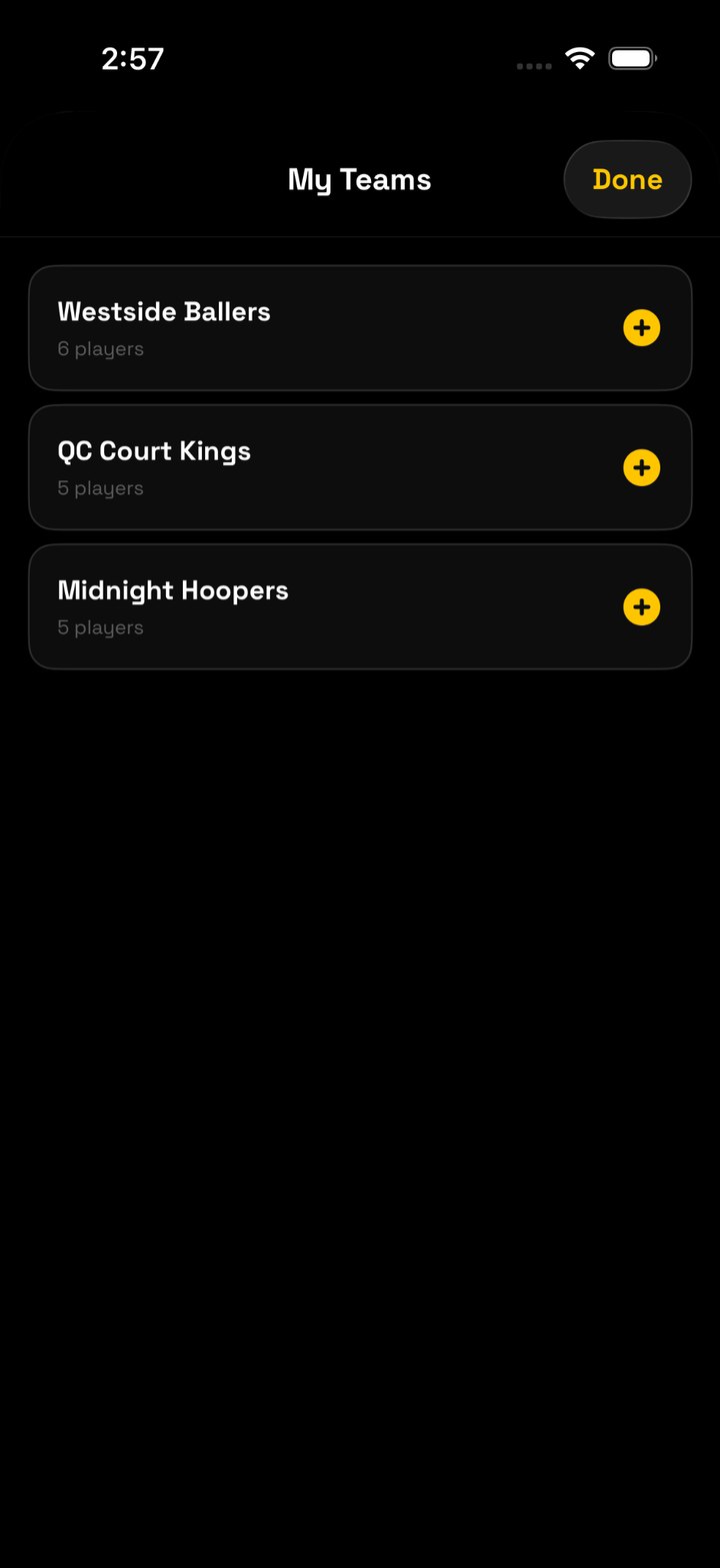 Importing teams you already manage from My Teams